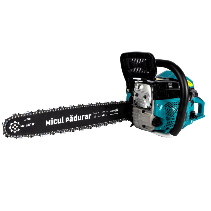 Drujba Micul Padurar 5800, 3.7 CP, o lama 18", un lant cu pornire rapida si demaror magneziu