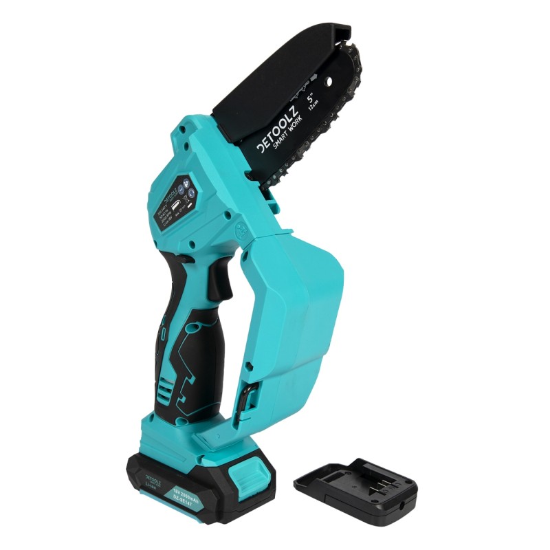 Fierastrau 110mm cu lant si acumulator 18V 2Ah