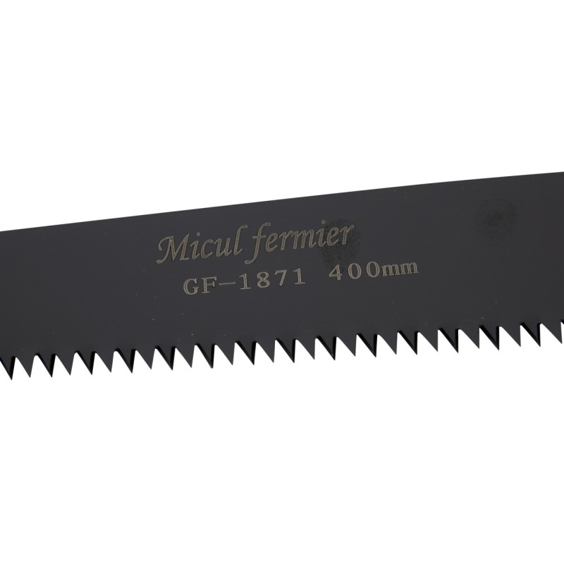 Fierastrau drept negru cu maner verde