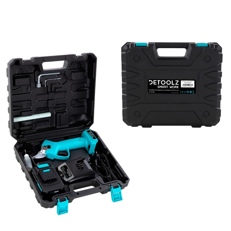 Foarfeca de gradina cu acumulator 20V 2Ah