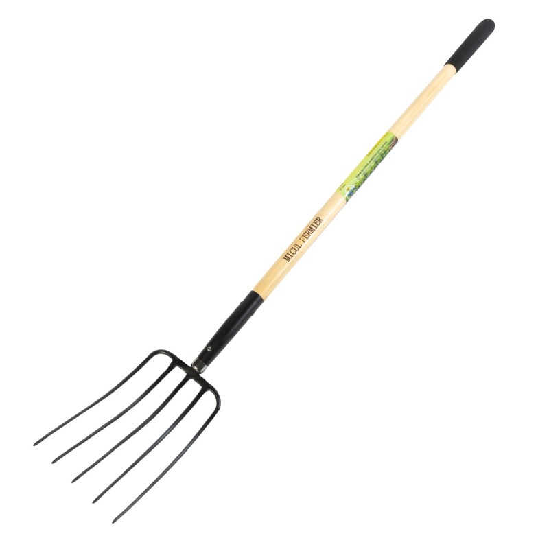Furca cu 5 dinti, maner lemn, 1520mm