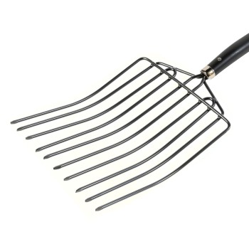 Furca gunoi grajd, 10 dinti, maner lemn, 1600mm