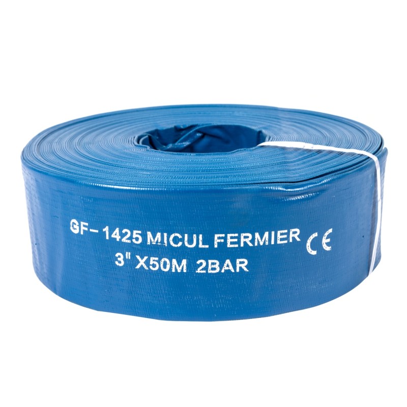 Furtun apa refulare Flat PVC 3'' 50 M