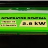 Generator Micul Fermier, 2.8KW, cu pornire manuala, motor benzina 4T, doua prize 230V, rezervor combustibil 15L