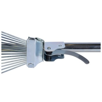 Grebla metalica reglabila pentru frunze, cu coada