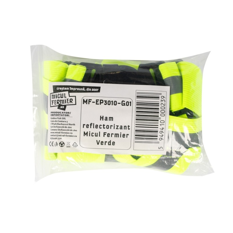 Ham reflectorizant Micul Fermier, Verde