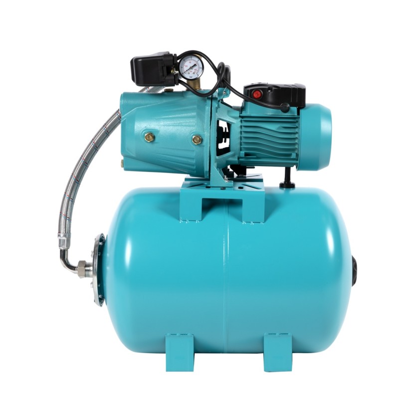 Hidrofor Detoolz 0.75 kW, debit 3300l/h, inaltime de pompare 45m, carcasa pompa fonta, volum butelie 50 litri