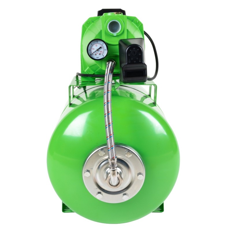 Hidrofor Micul Fermier 1.5 kW, debit maxim 3000l/h, inaltime maxima de pompare 53m, corp pompa fonta, butelie 50L