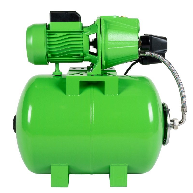 Hidrofor Micul Fermier 1.5 kW, debit maxim 3000l/h, inaltime maxima de pompare 53m, corp pompa fonta, butelie 50L