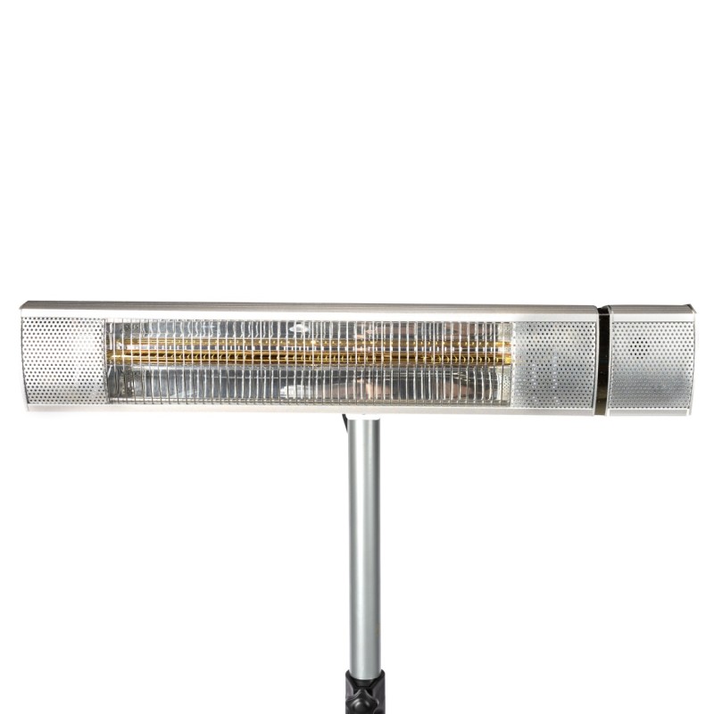 Incalzitor pentru terasa Detoolz, 2KW, 3 trepte de putere, inaltime ajustabila pana la 2.1m, cu telecomanda