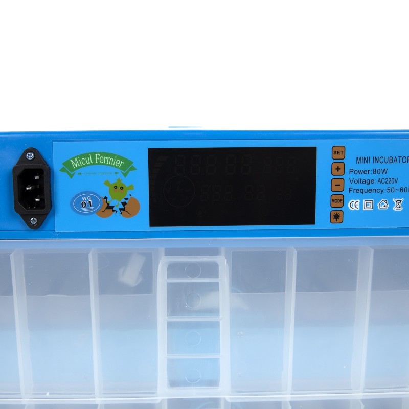 Incubator electric Micul Fermier capacitate 128 oua, 2 etaje
