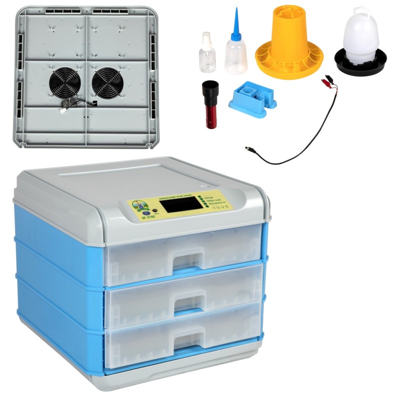 Incubator electric Micul Fermier capacitate 192 oua, 3 etaje