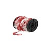 Lant din plastic alb -rosu 10x62 15m