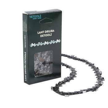 Lant drujba Detoolz, lungime 16'', pas 3/8'', grosime 1.3mm, 55 pinteni, 27 dinti, full chisel