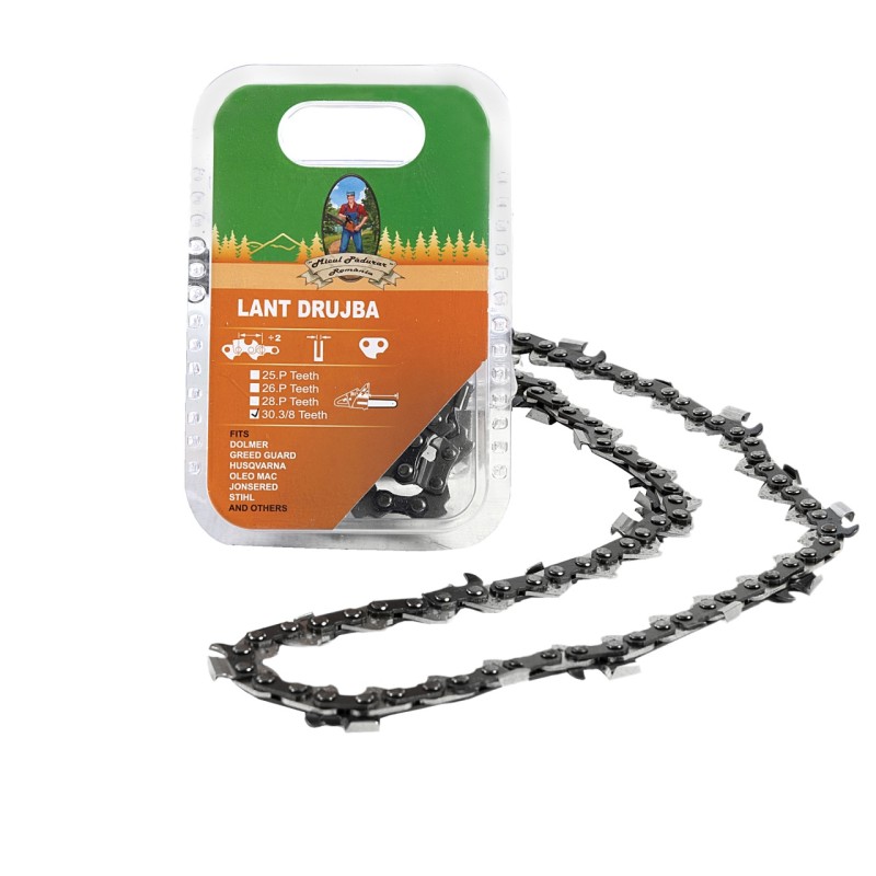 Lant drujba Micul Padurar, lungime 14'', pas 3/8'', grosime 1.3mm, 50 pinteni, 25 dinti, semi-chisel
