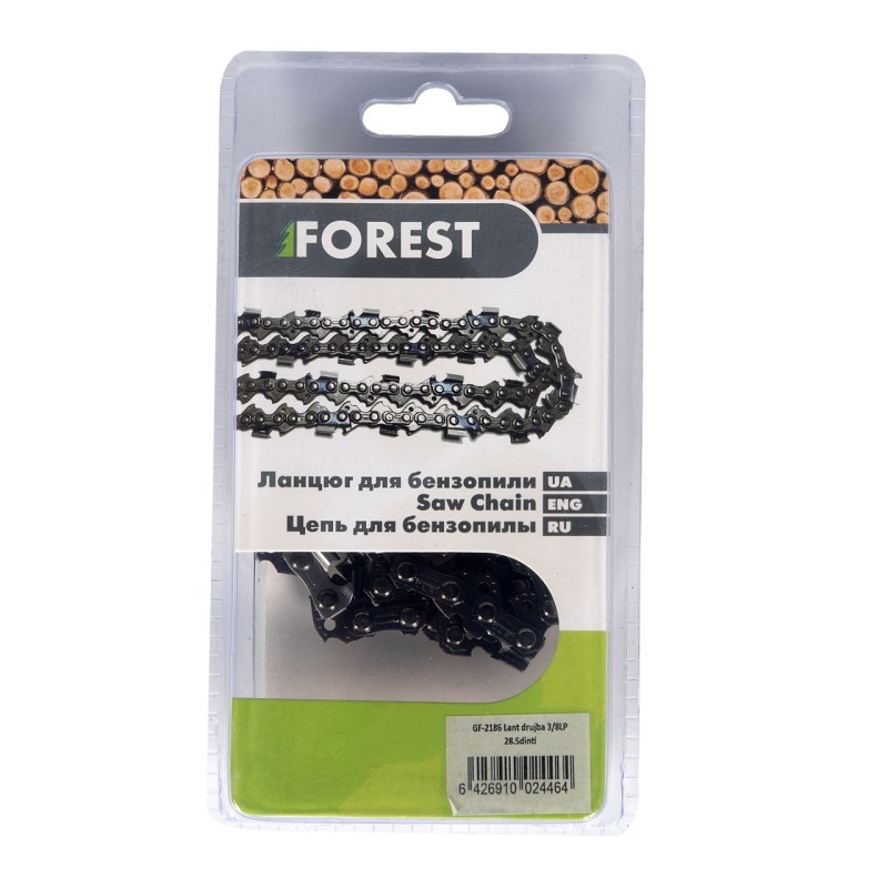 Lant drujba Micul Padurar, lungime 16'', pas 3/8'', grosime 1.3mm, 57 pinteni, 28 dinti, semi-chisel