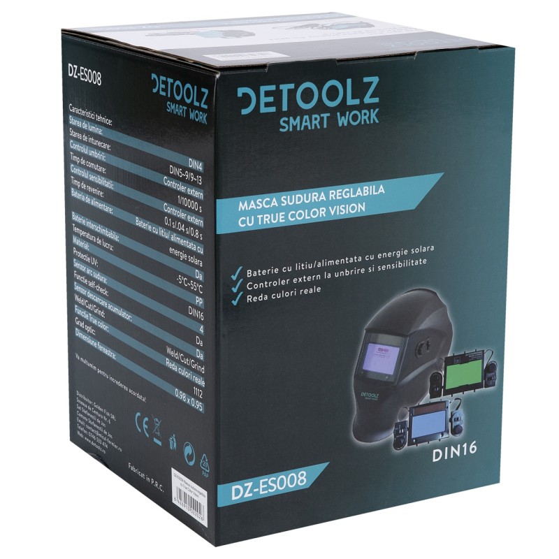 Masca sudura reglabila cu True Color Vision