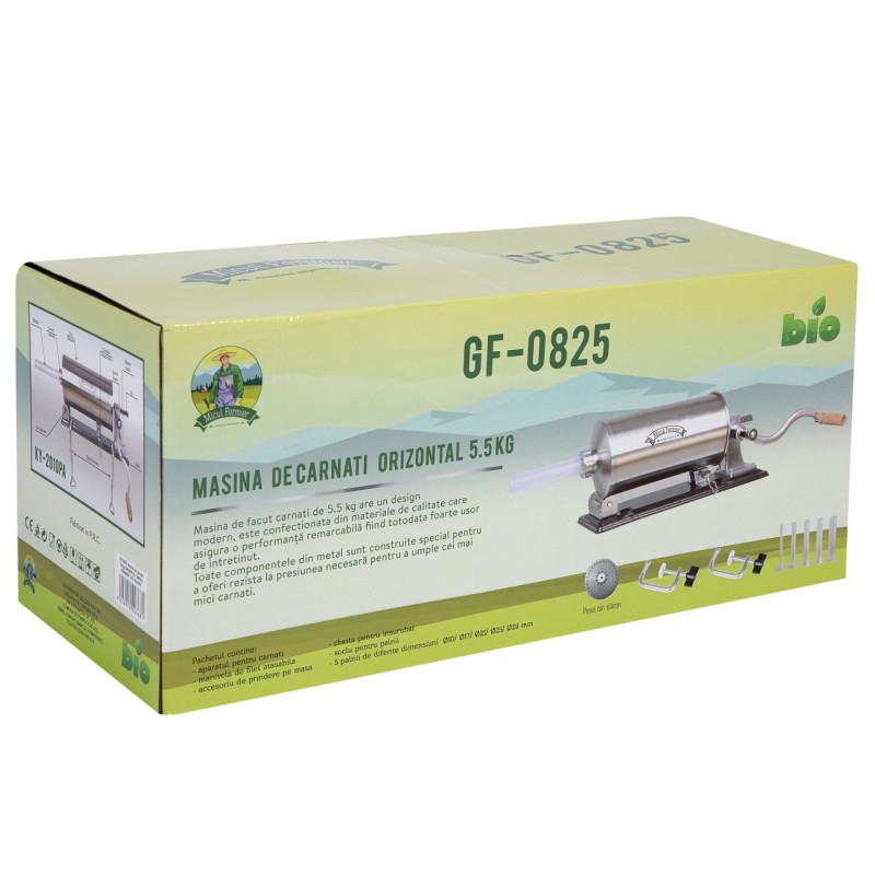 Masina de carnati 5.5kg (YG-2010PA) ORIZONTAL MF