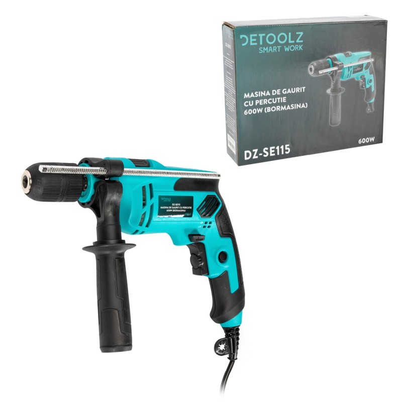 Masina de gaurit cu percutie 600W (bormasina)