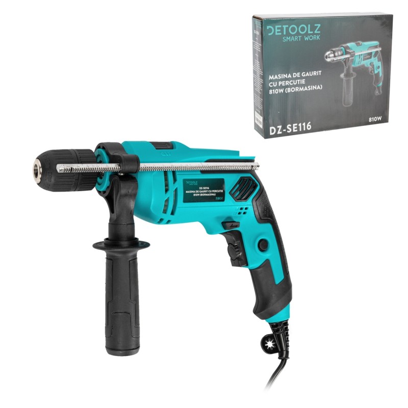 Masina de gaurit cu percutie 810W (bormasina)