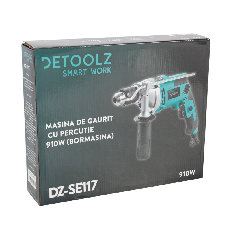 Masina de gaurit cu percutie 910W (bormasina)