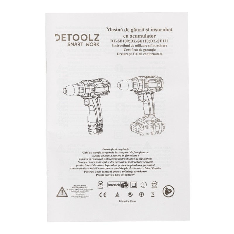 Masina de insurubat cu acumulator 14.4V Li-ion