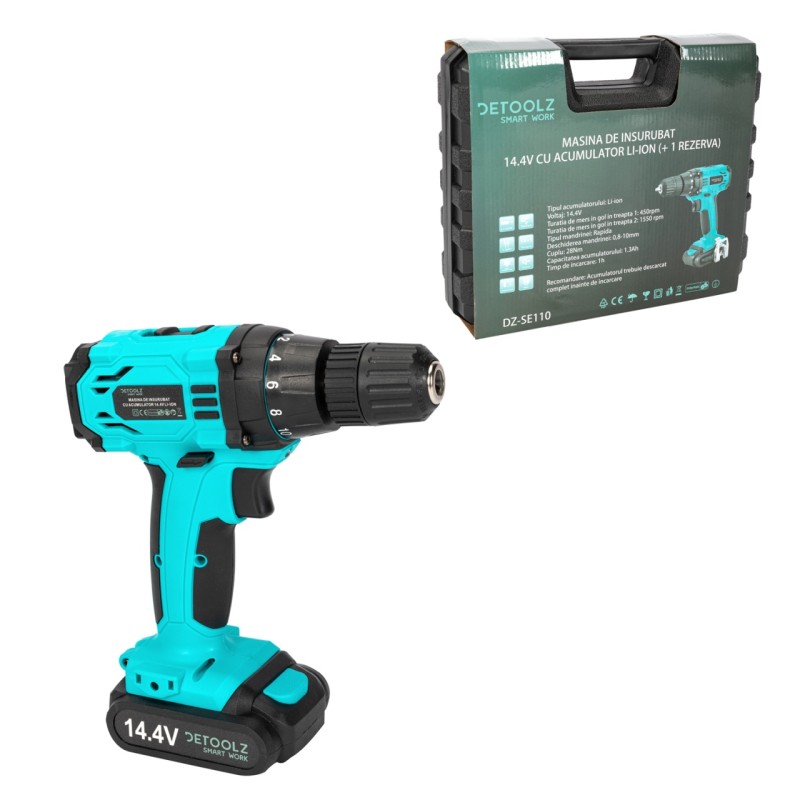 Masina de insurubat cu acumulator 14.4V Li-ion