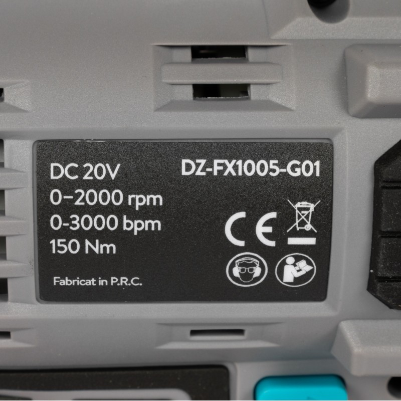 Masina de insurubat cu impact 20V, cuplu maxim 150 Nm, mandrina hexagonala 1/4"