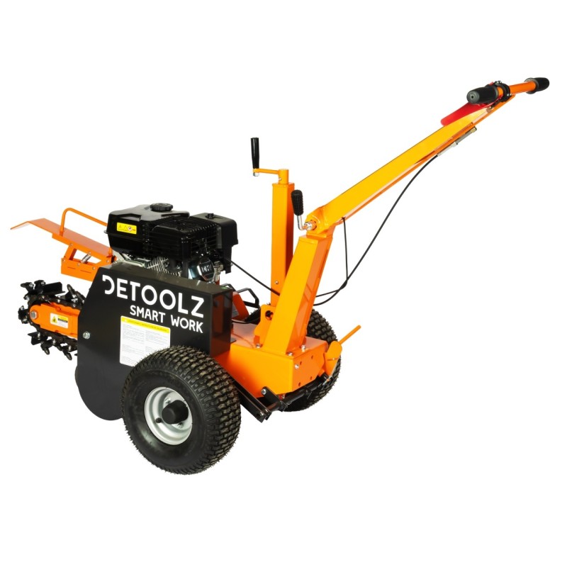 Masina de sapat santuri, Detoolz, 7 CP, 212 CC, benzina 4T, adancime maxima 450 mm