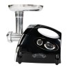 Masina de tocat carne, 1400W, 90Kg/h, neagra, cu 3 site