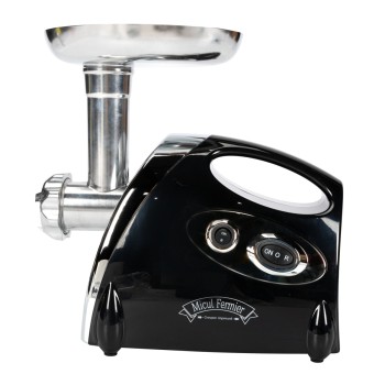 Masina de tocat carne, 1400W, 90Kg/h, neagra, cu 3 site