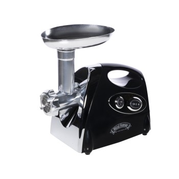 Masina de tocat carne, 1400W, 90Kg/h, neagra, cu 3 site