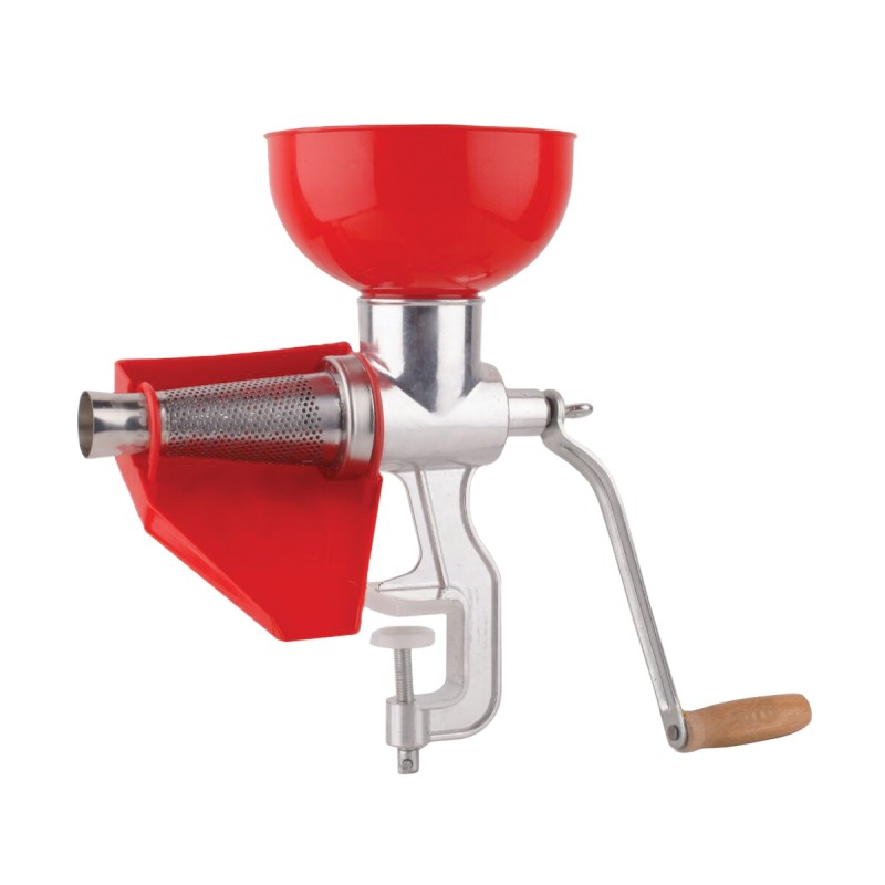 Masina de tocat rosii Micul Fermier din aluminiu, cu sita