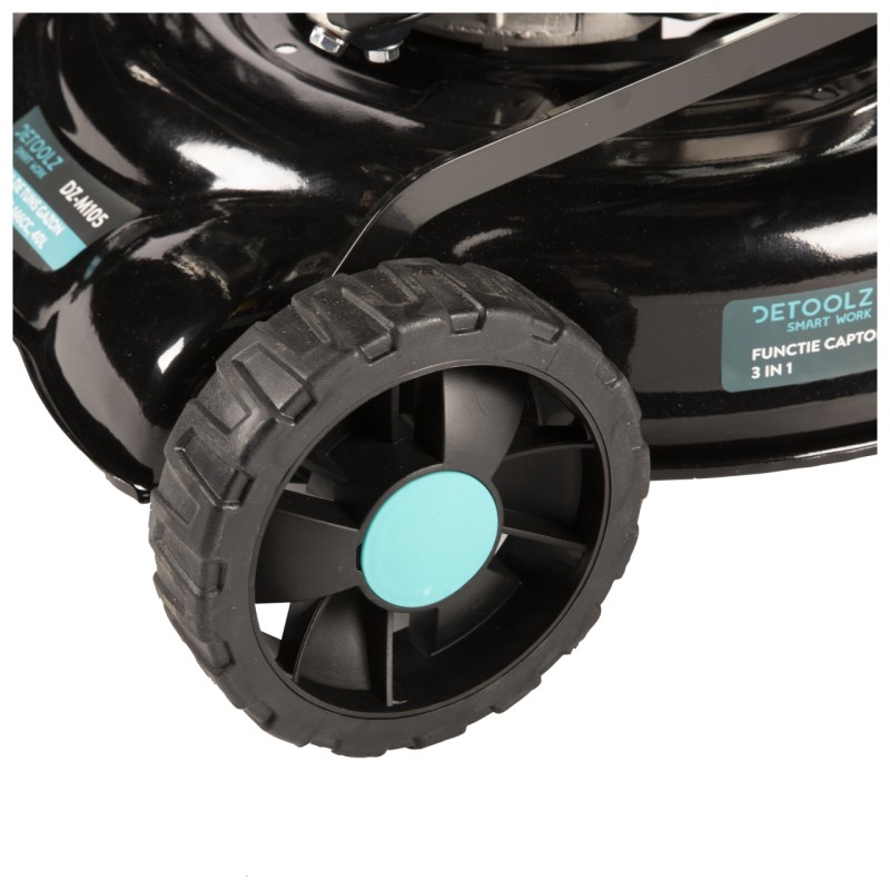 Masina de tuns gazon Detoolz, 3.5CP, 146CC, latime de taiere 43cm, colector 40L