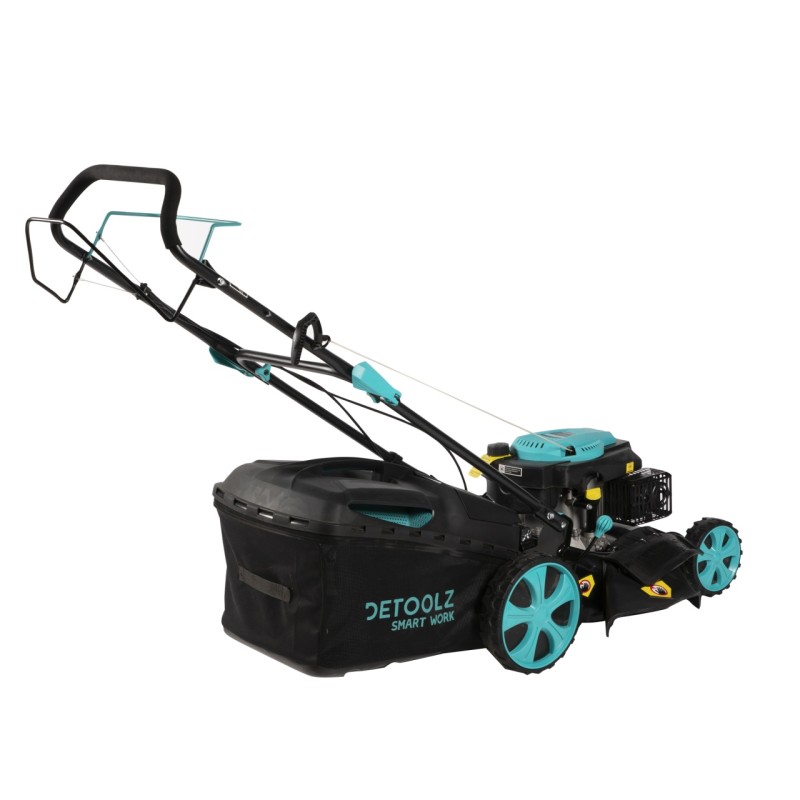 Masina de tuns gazon Detoolz, 3.5CP, 146CC, latime de taiere 46cm, colector 60L, propulsie automata