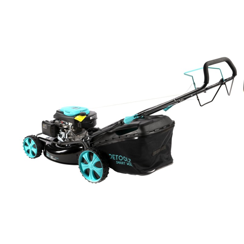Masina de tuns gazon Detoolz, 5CP, 196CC, latime de taiere 53cm, colector 70L, propulsie automata