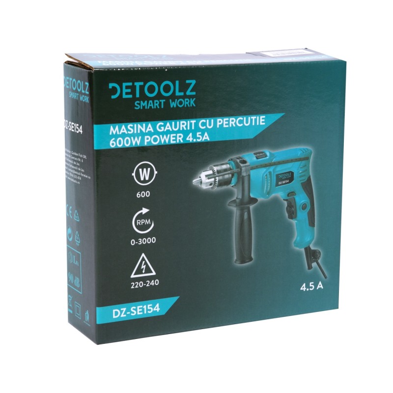 Masina gaurit cu percutie 600W power 4.5A