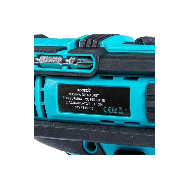 Masina gaurit/insurub percutie 2acumul Li-Ion 18V