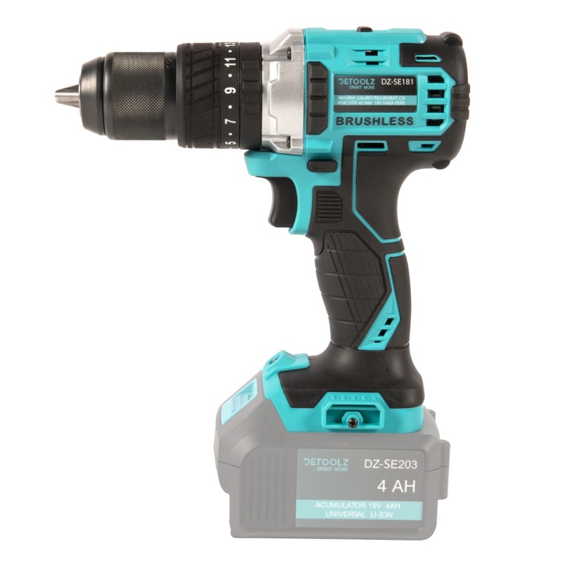 Masina gaurit/insurubat percutie 45Nm 18V fara perii