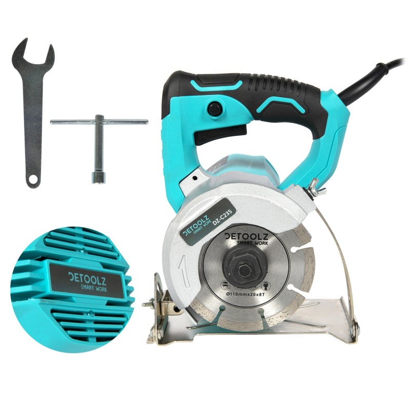 Masina pentru debitat placi ceramice Detoolz, putere 1300W, diametru disc 110mm