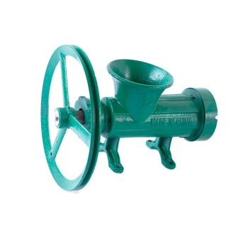 Masina tocat carne Micul Fermier din fonta, 1 sita, cu fulie