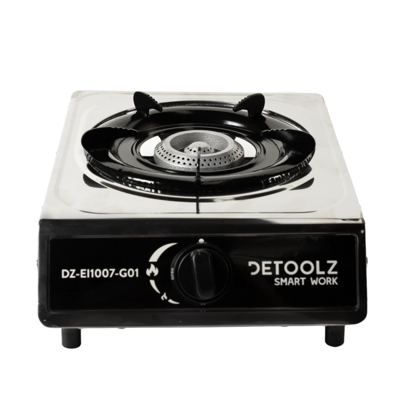 Mini aragaz portabil, Detoolz, 2.8kW, 1 ochi, Piezo