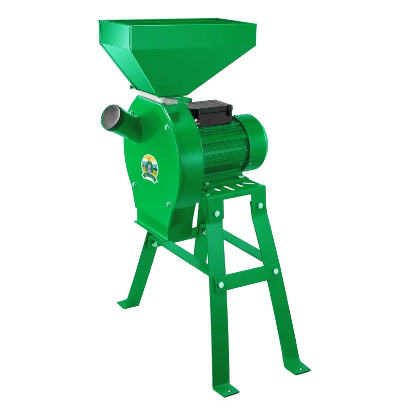 Moara de cereale Micul Fermier, 3.9KW, capacitate de productie 270Kg/h, cu suport si sac
