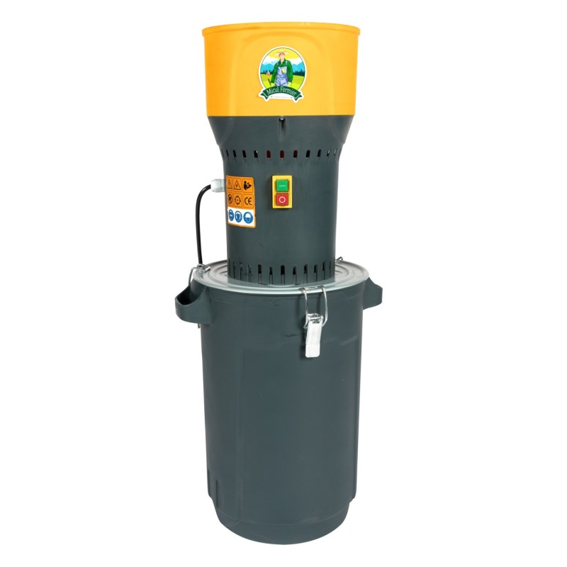 Moara electrica 1000W/19000 rpm cu galeata plastic 25L