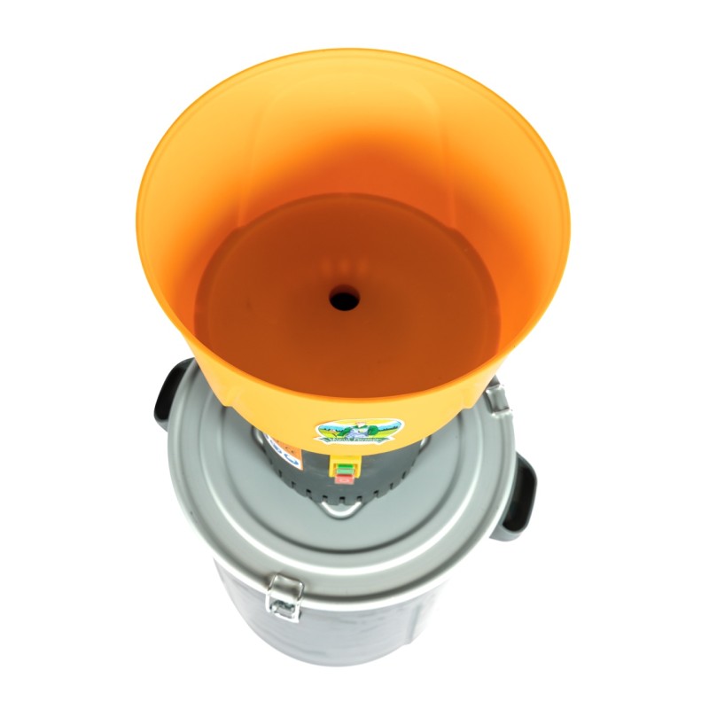 Moara electrica 1300W/19000 rpm cu galeata plastic 50L