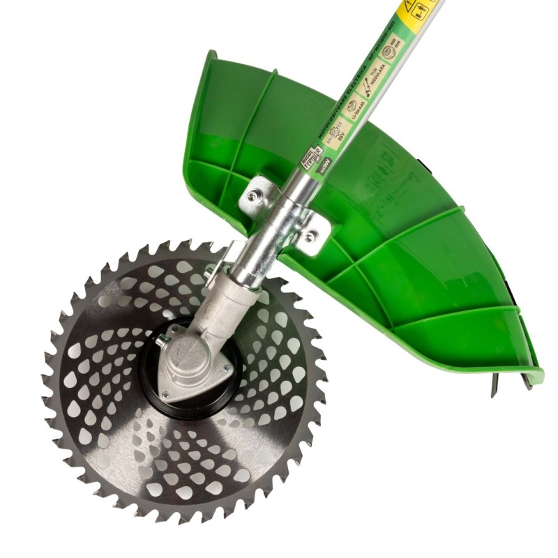 Motocoasa (Trimmer) electrica Micul Fermier 20V, 2 acumulatori 4Ah, maner simplu, motor fara perii