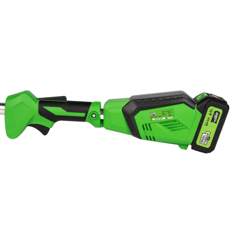 Motocoasa (Trimmer) electrica Micul Fermier 20V, 2 acumulatori 4Ah, maner simplu, motor fara perii