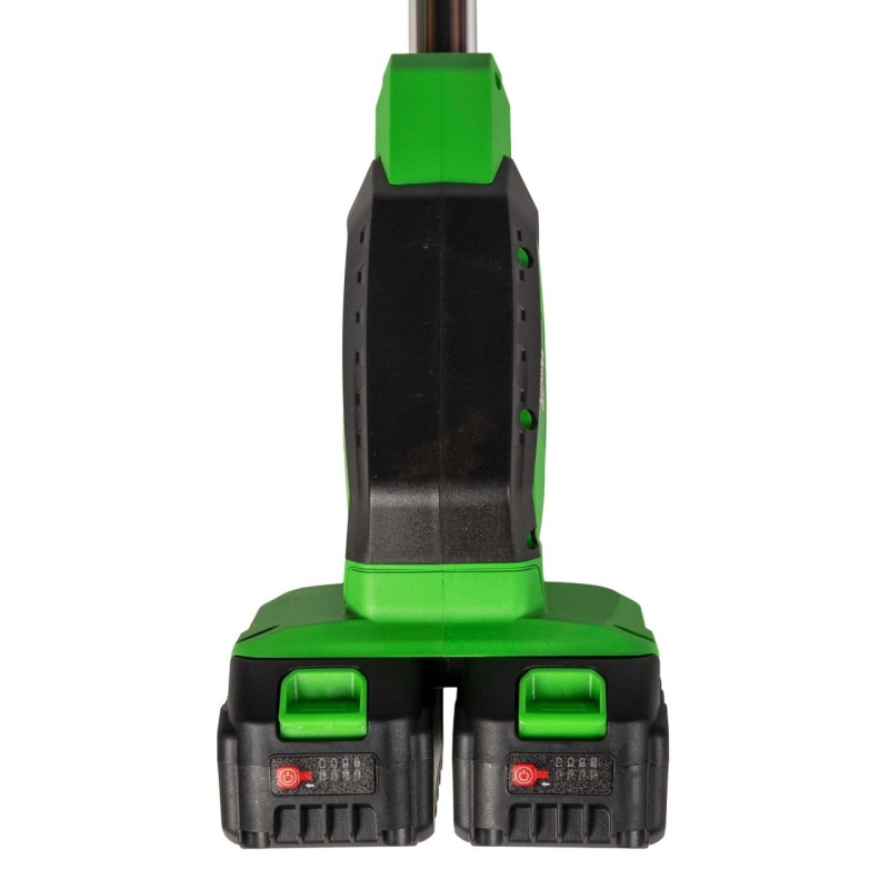 Motocoasa (Trimmer) electrica Micul Fermier 2x20V, 2 acumulatori 4Ah, maner dublu, motor fara perii