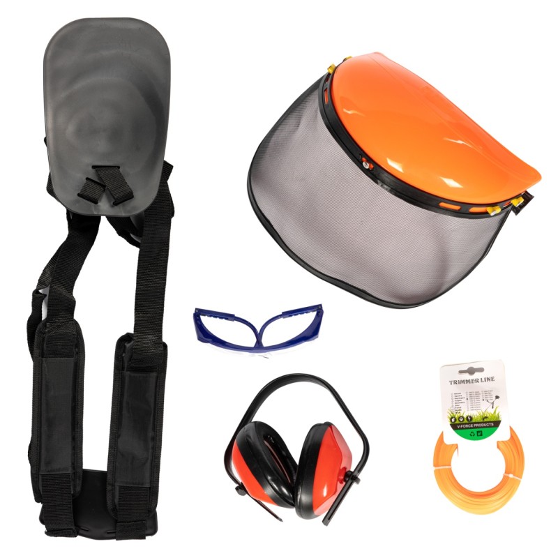 Motocositoare tip rucsac 4.76CP cu 7 accesorii