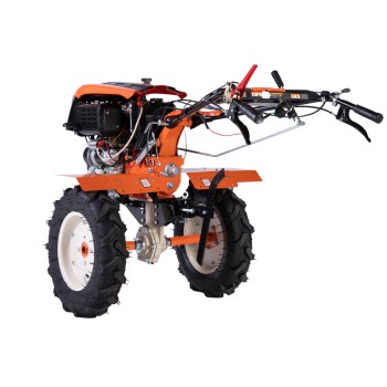 Motocultor 10CP, 418CC + plug reversibil mare + roti metal